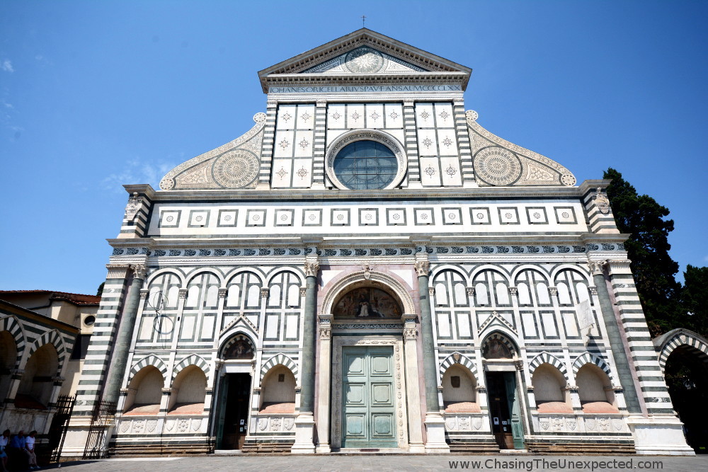 Image: Santa Maria Novella in Florence in the best North Italy tours