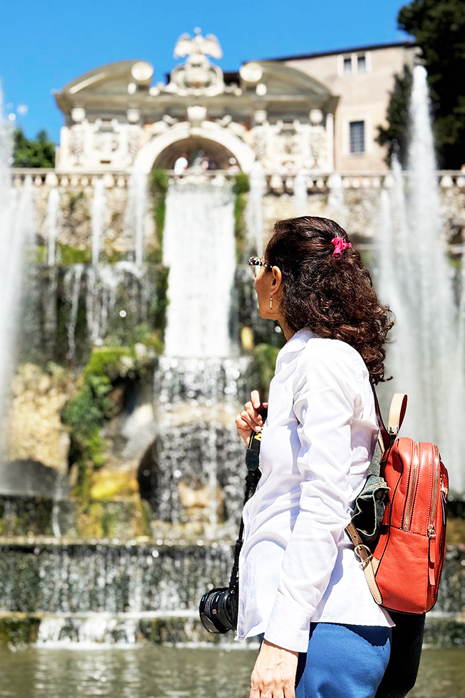 Image: Angela Corrias travel designer in Tivoli, Lazio.