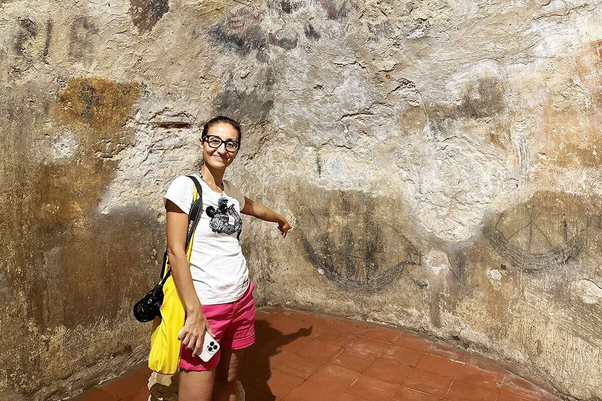 Image: Angela Corrias travel advisor exploring offbeat Italy.