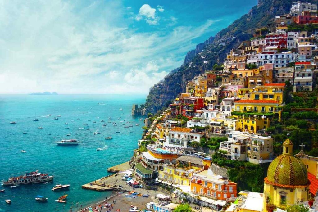 Image: Amalfi Coast in the best South Italy Tours