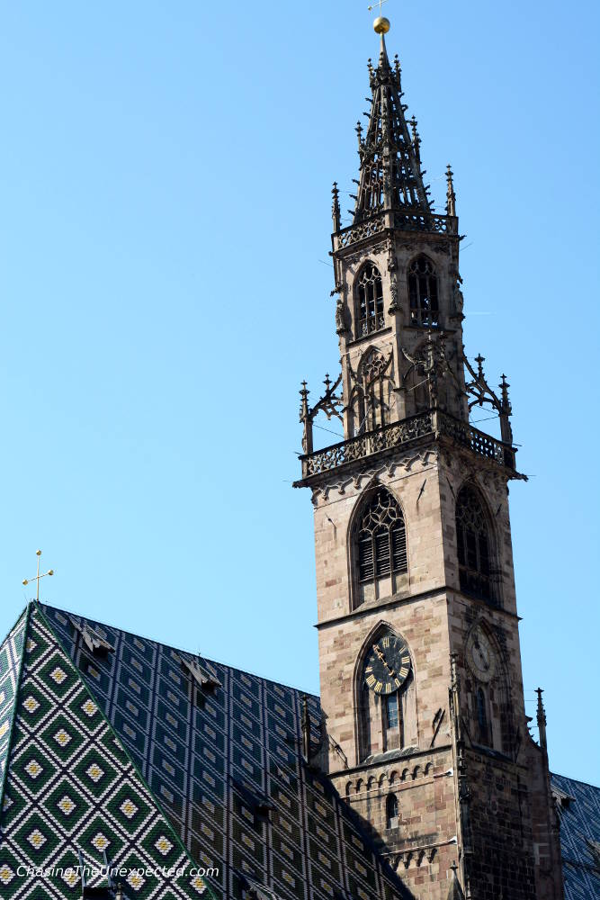Image: Bell tower of Bolzano's Duomo