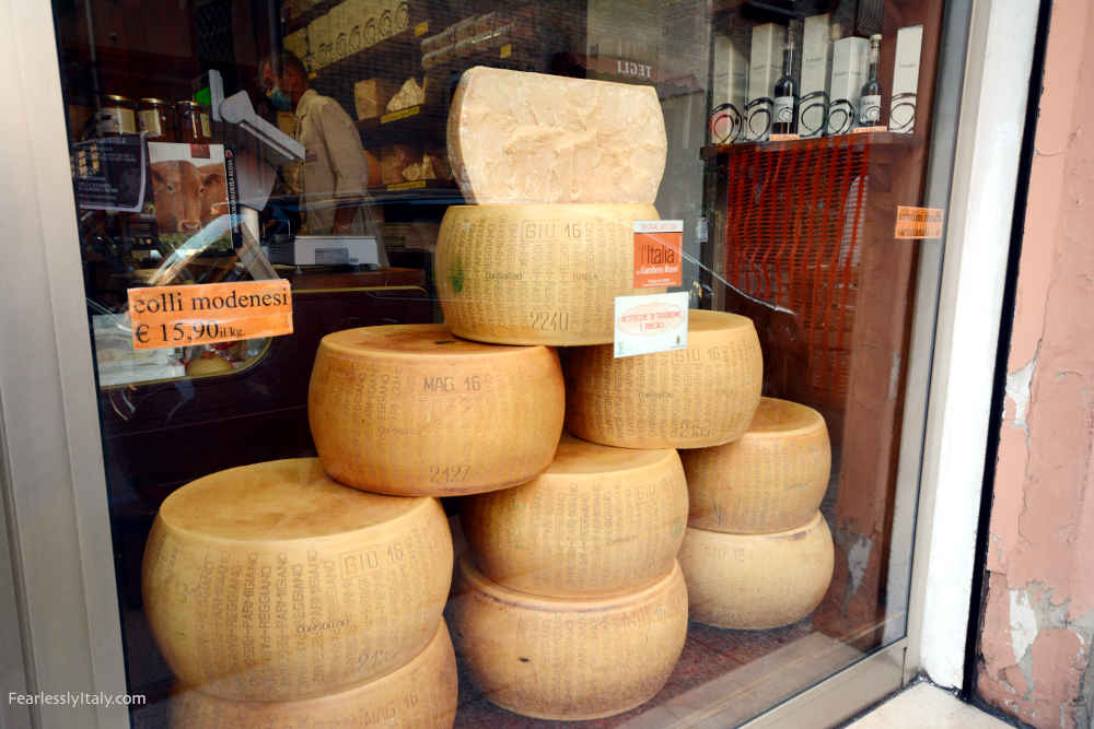 Image: Parmigiano Reggiano famous cheese to buy in Italy
