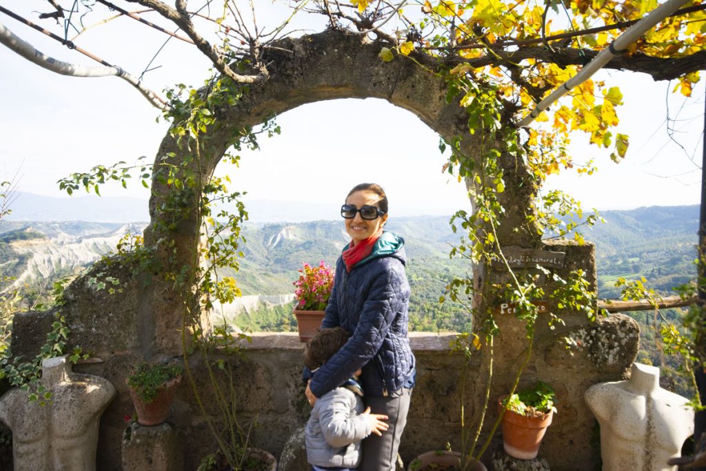 Image: Angela Corrias travel advisor in Civita di Bagnoregio included in the Discover Lazio Tour.