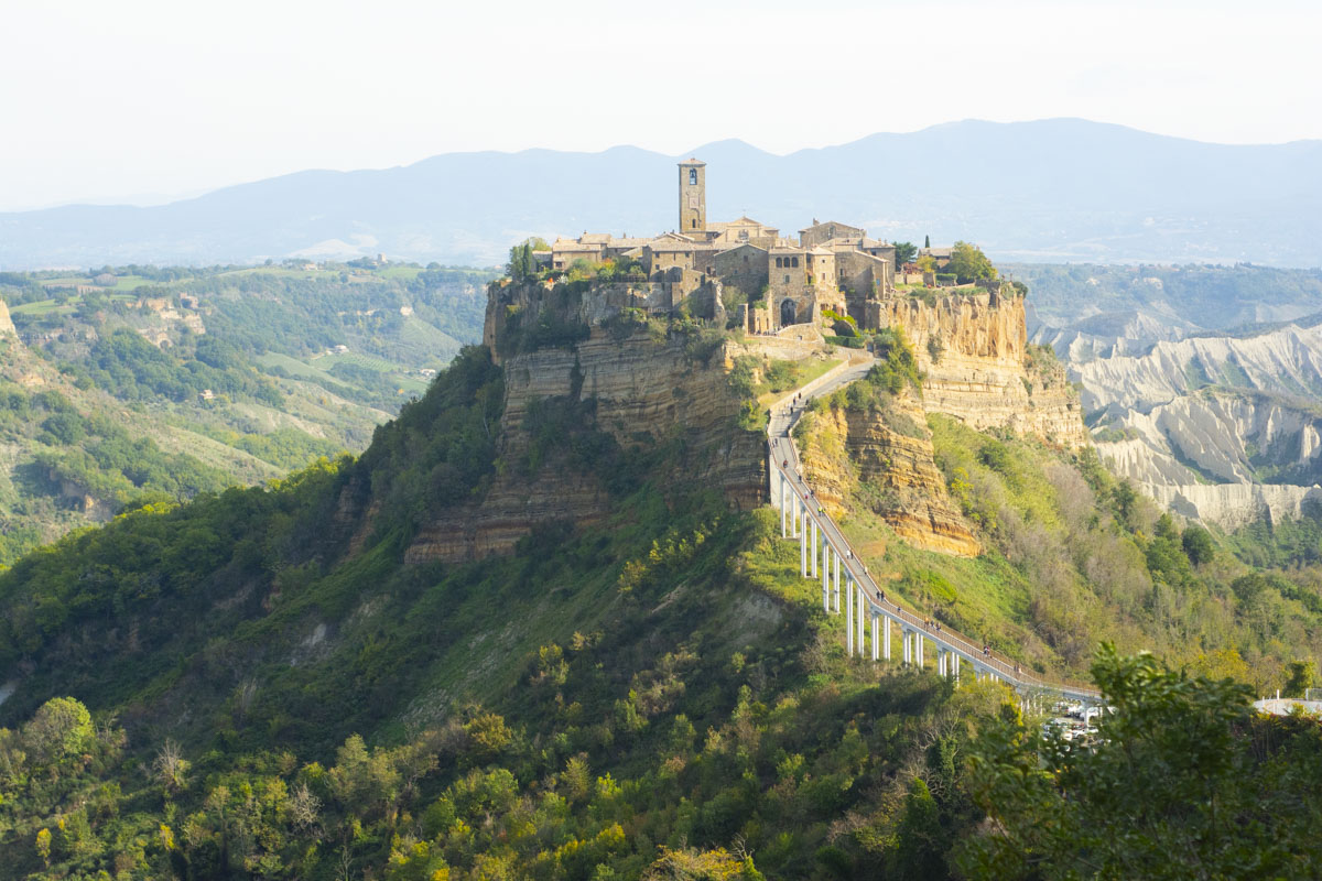 Image: Civita di Bagnoregio included in the Discover Lazio Tour.