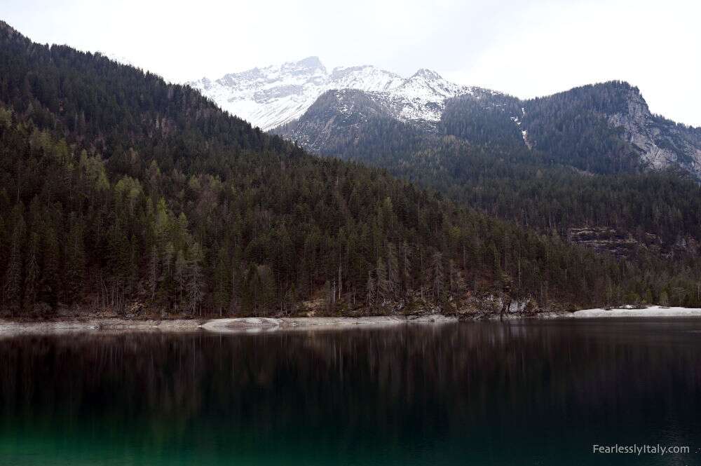 Image: Dolomites in Trentino in Italy in February.