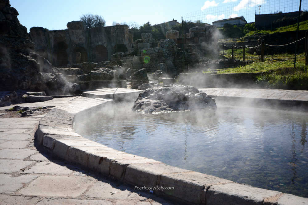 Image: Roman baths in Fordongianus in Sardinia