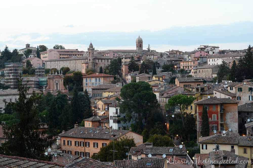 Image: Perugia rooftops in Umbria, one of the regions in Italy