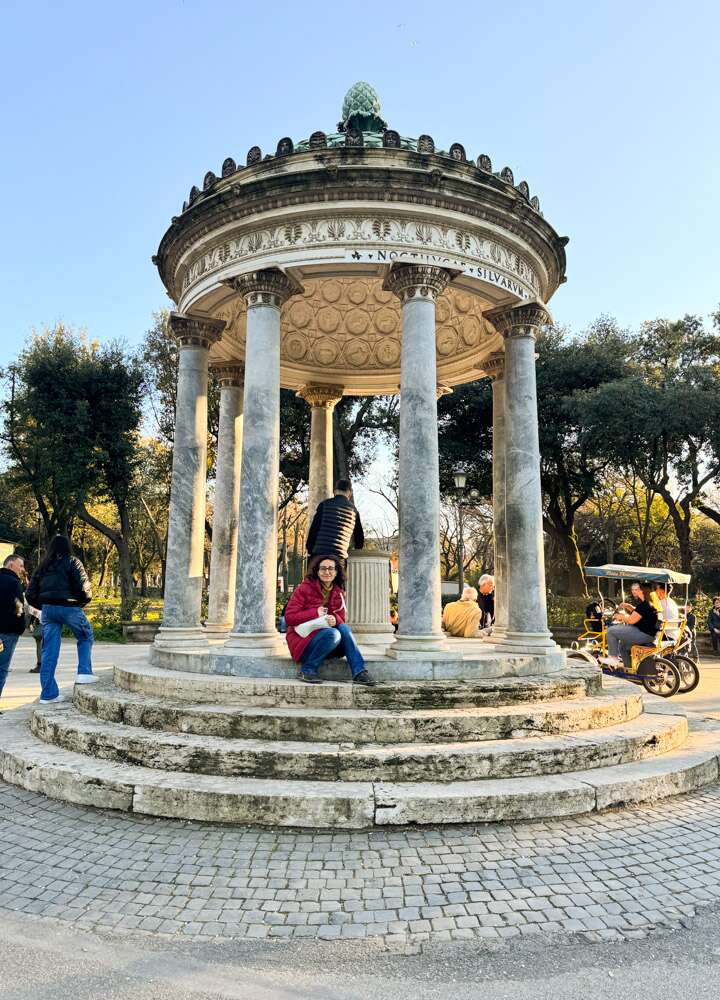 Image: Angela Corrias of Fearlessly Italy in Rome Italy in winter.