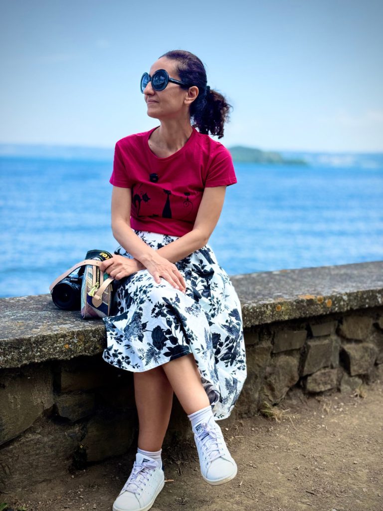 Image: Angela Corrias travel advisor in Bolsena Lake included in the Discover Lazio Tour.