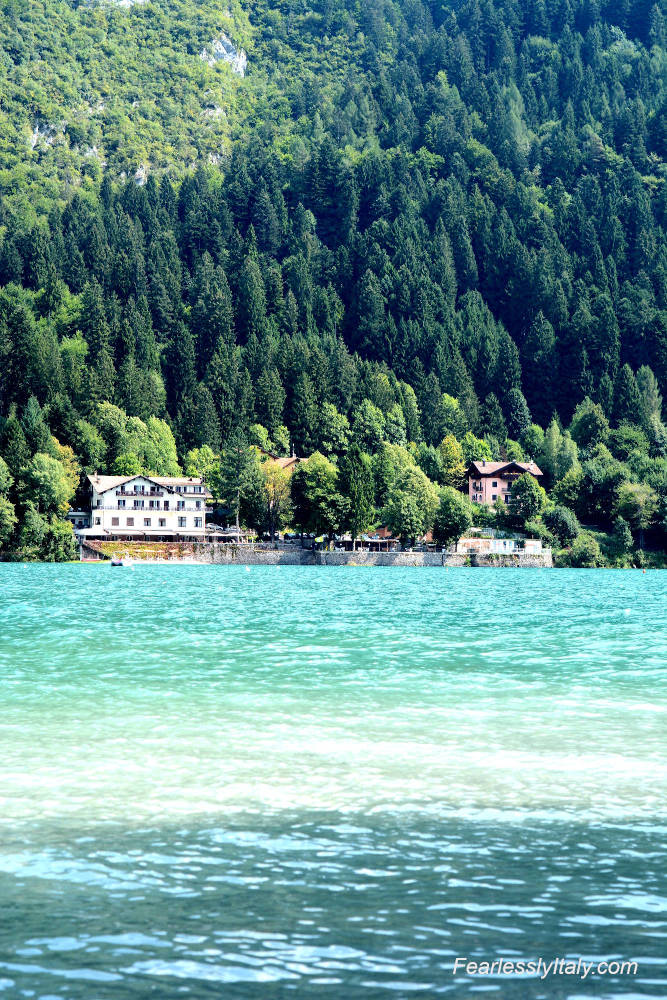Image: Molveno Lake in Trentino Dolomites, Italy