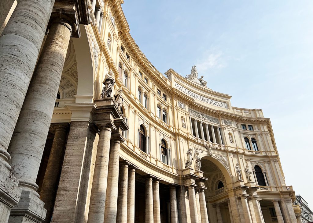 Image: Naples Galleria Umberto I photo by Angela Corrias travel designer and advisor.