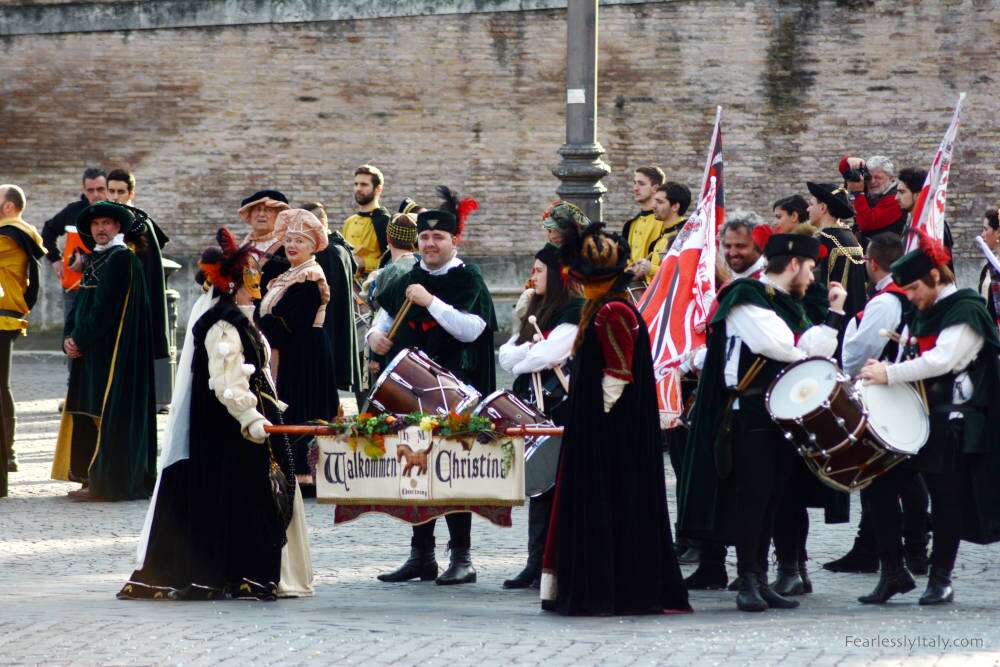 Image: Rome Carnival in February in Italy