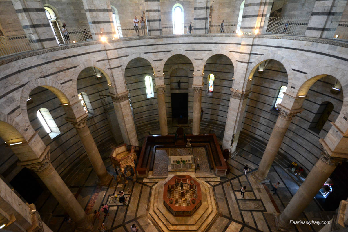 Image: Battistero di San Giovanni to visit in a Pisa from Rome day trip