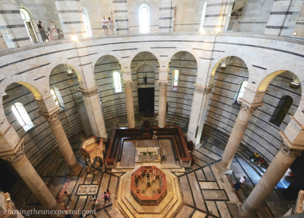 Image: Baptistery near the best places where to stay in Pisa.
