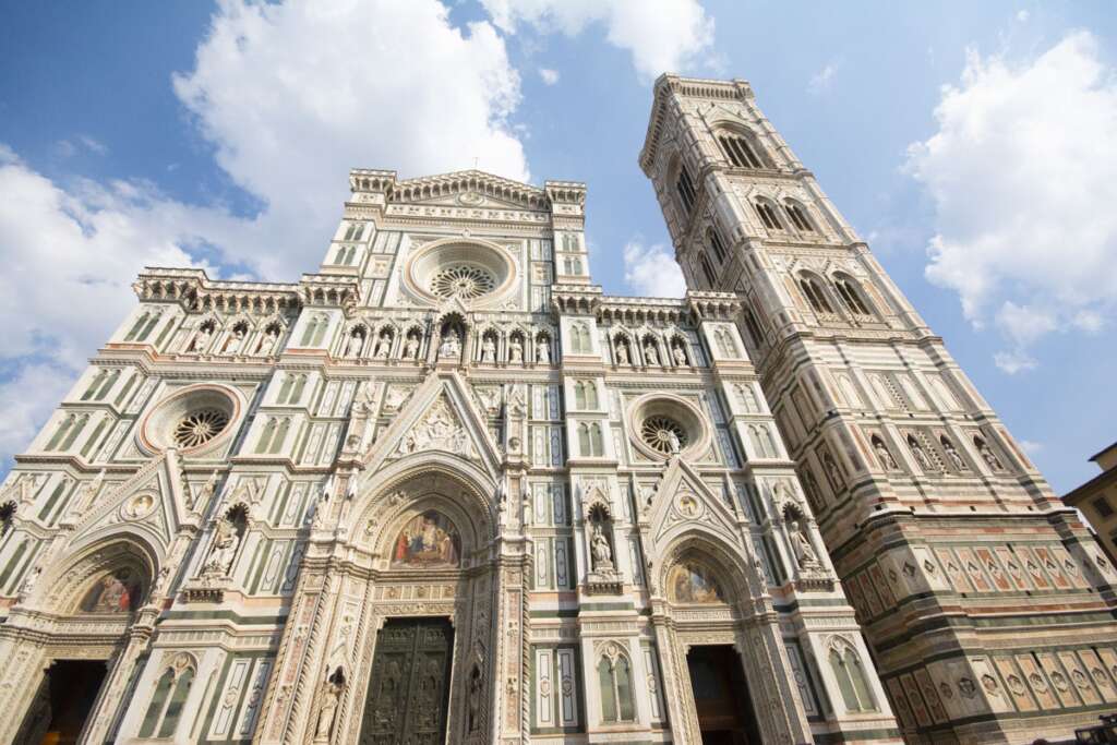 Image: Florence cathedral, one of the first monuments you can see after you get off the train to Florence from Venice.